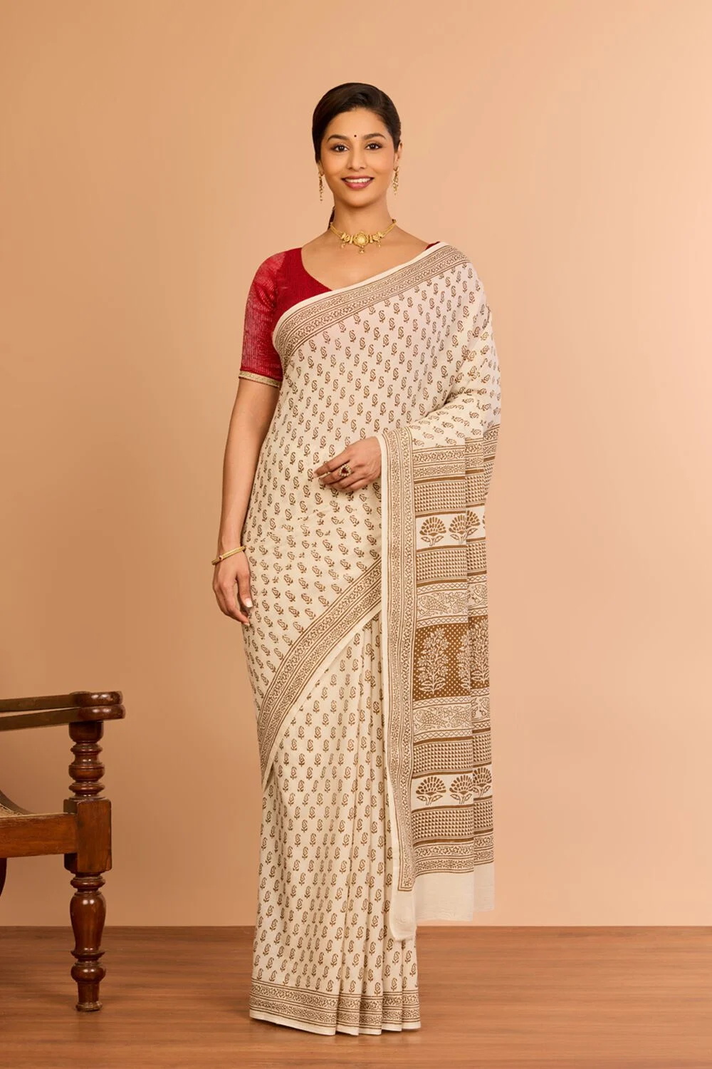 Cotton Saree with Simple Elegance